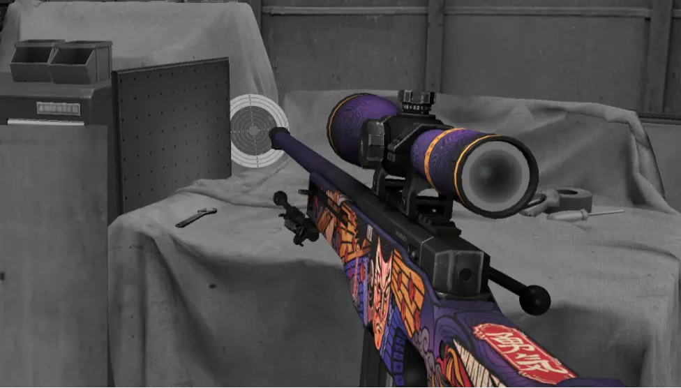 CSGO皮肤赏析 -AWP|鬼退治 一款华丽皮肤