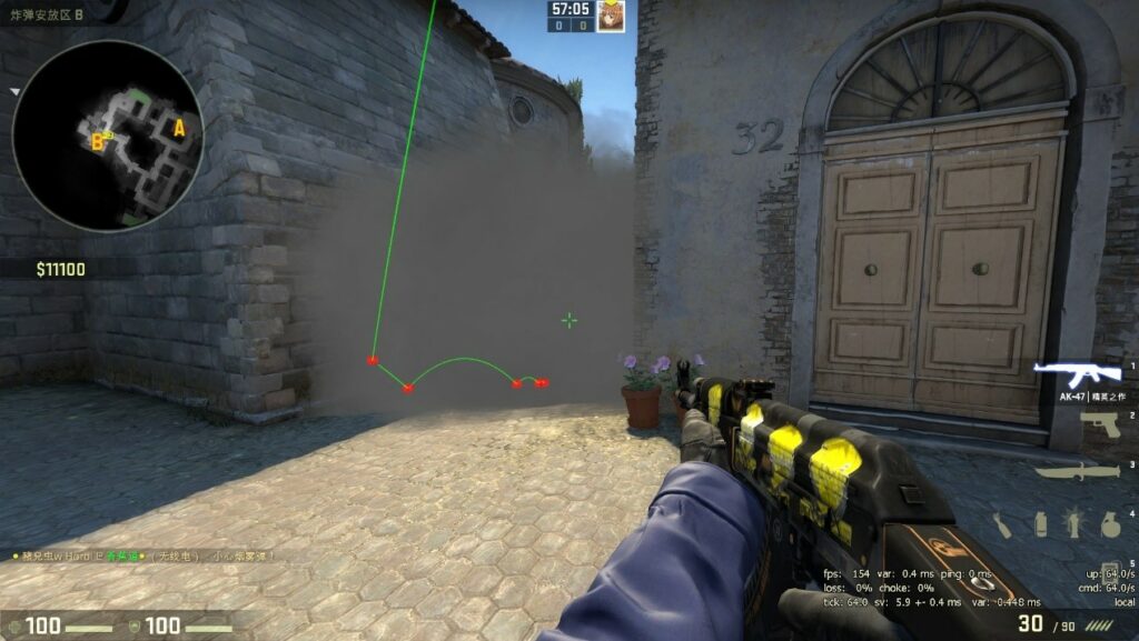 CSGO C4安放技巧 下包后的各类细节处理讲解 警家封烟
