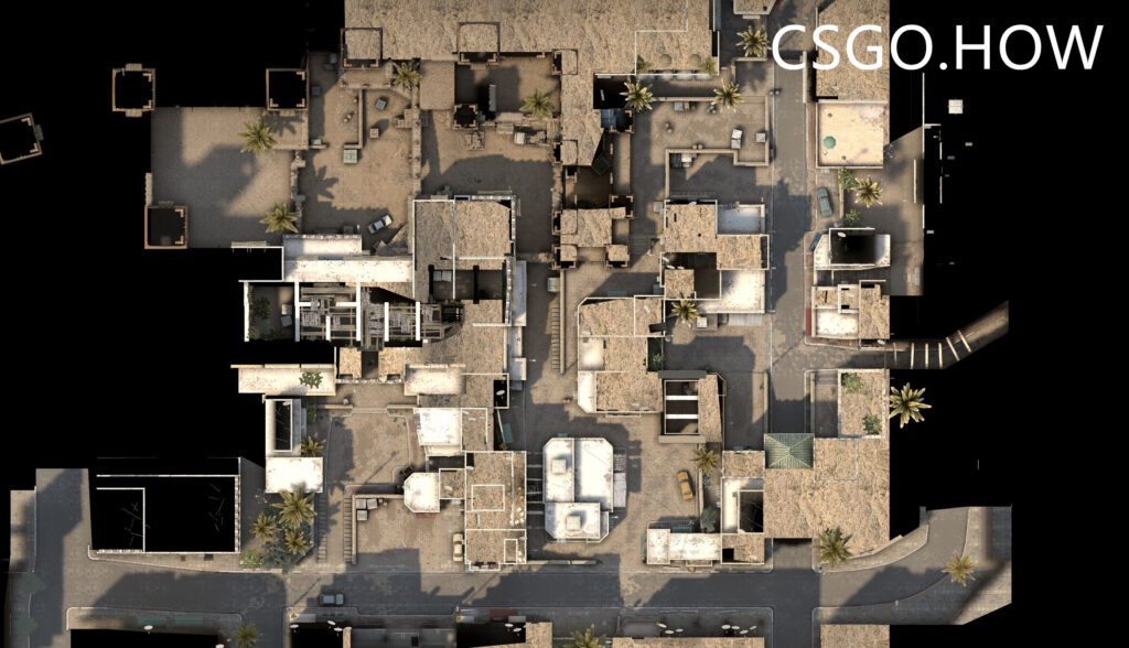CSGO全图俯视 控制台命令指令-垂直视角指令