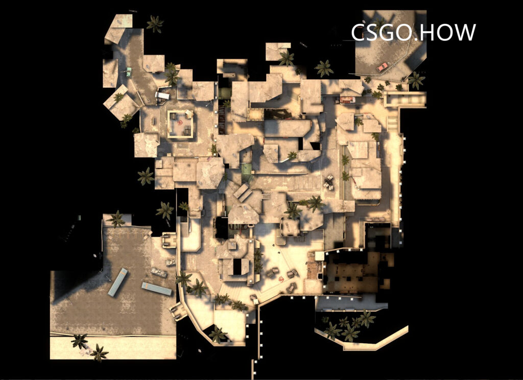 CSGO全图俯视 控制台命令指令-垂直视角指令