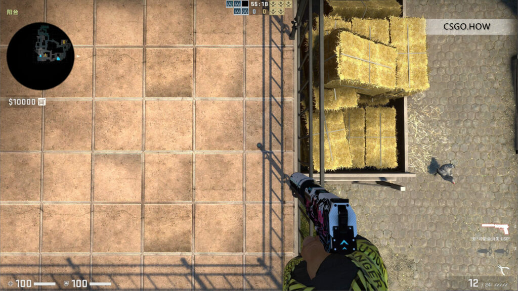 CSGO Inferno阳台跳法-如果跳上炼狱小镇A区二楼阳台 炼狱小镇阳台跳法 