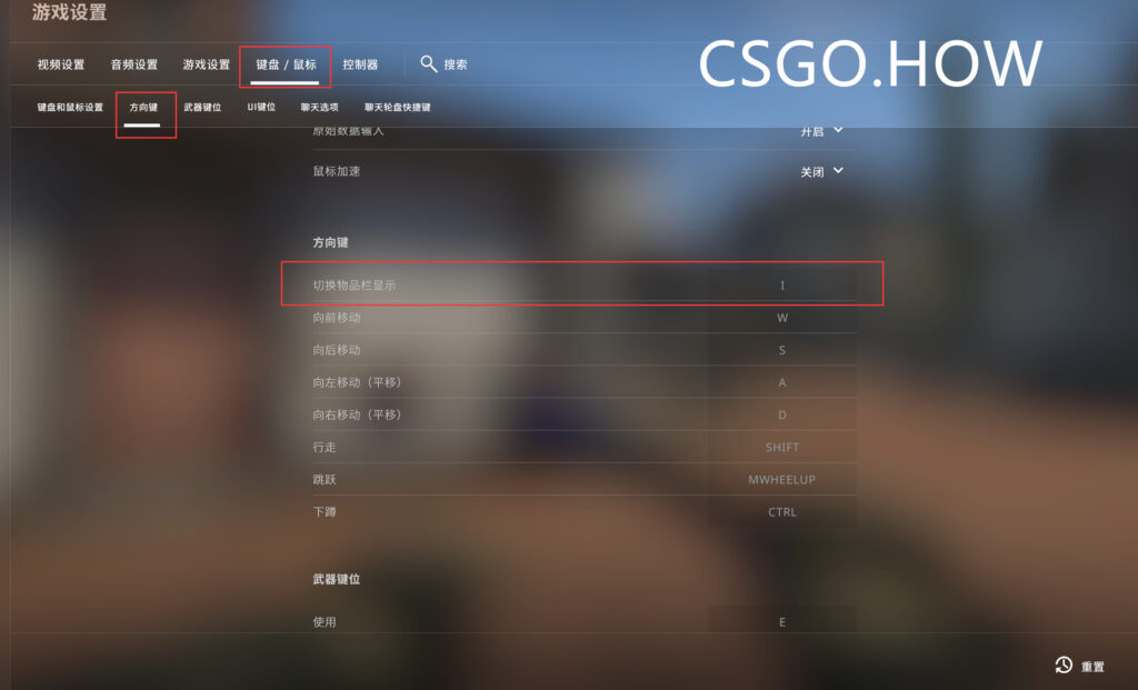 CSGO右侧道具消失怎么恢复？ CSGO切换物品栏显示