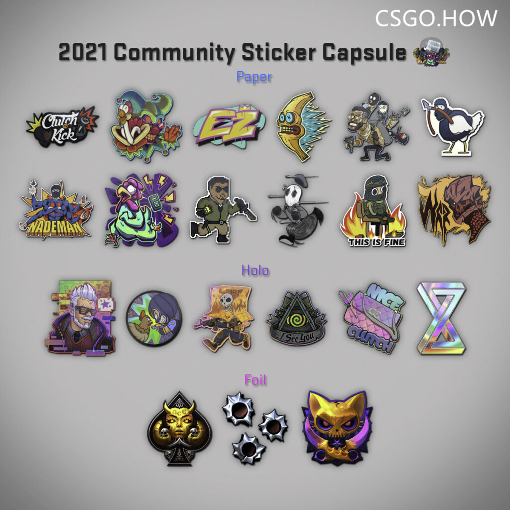 CSGO 2021年9月10日更新日志 CSGO更新「2021社区印花胶囊」