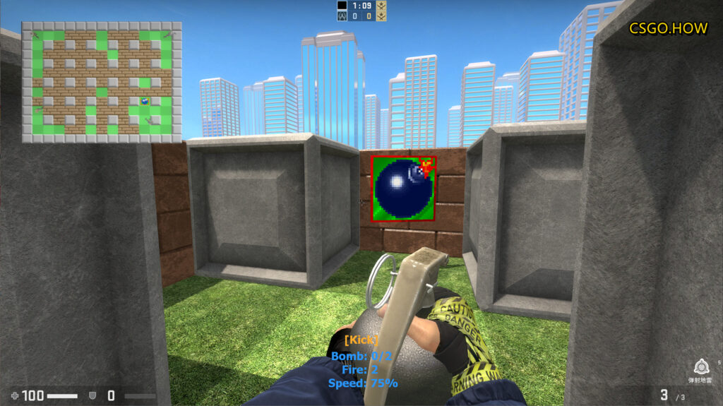 CSGO娱乐地图推荐：Minigame - Bomberman 