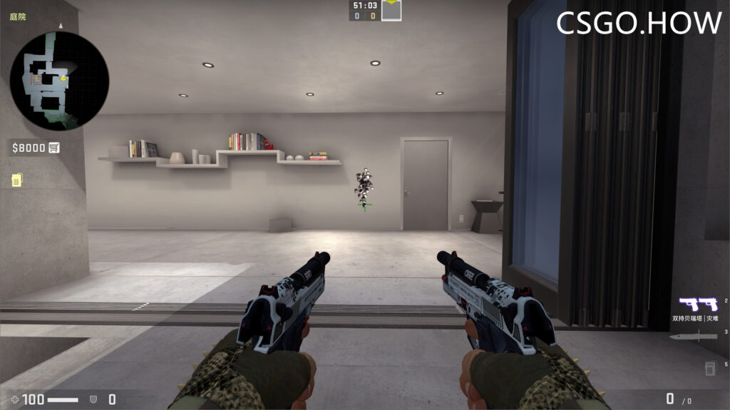 CSGO 双枪教学 弹道