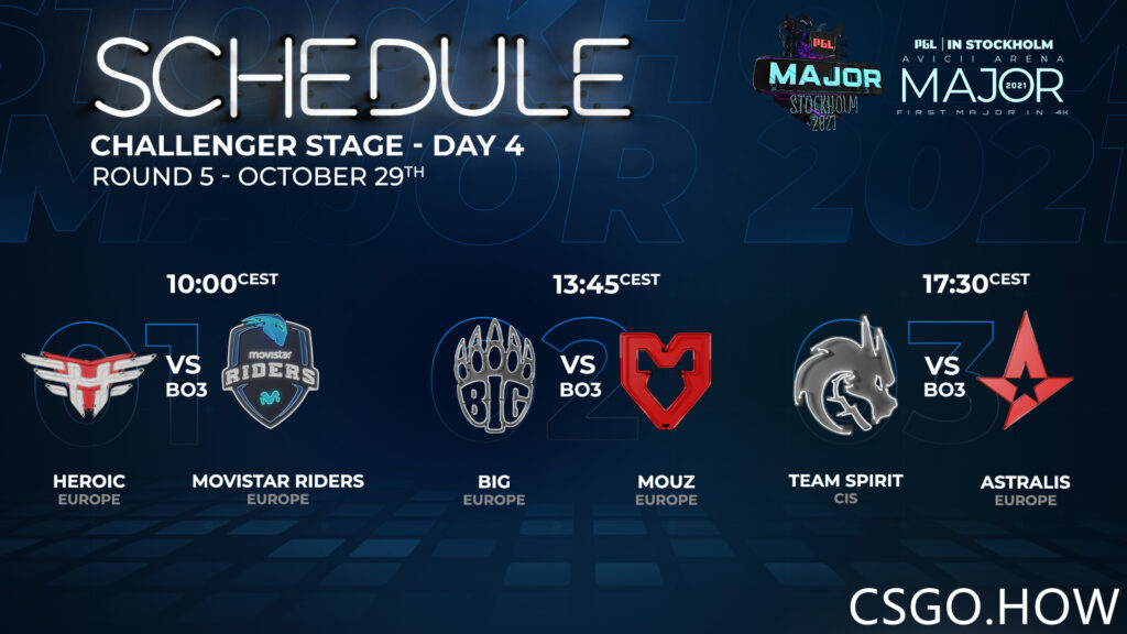 PGL Major第三日  新赛事预告