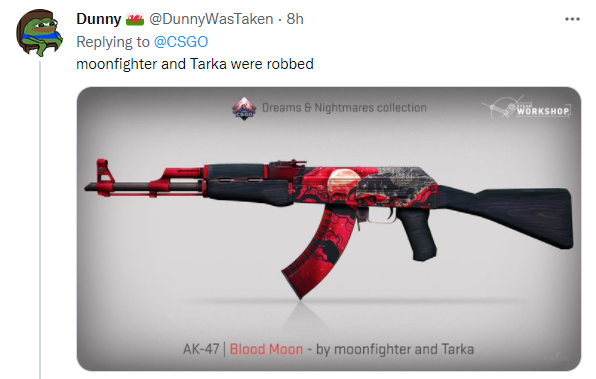 CSGO 如梦如画皮肤热议，网友评论：百万奖金就这？