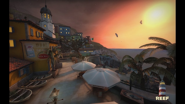 地图名称：reef（地图作者：cat food） CSGO地图推荐：在CSGO中赏析世界各个地方的风景
