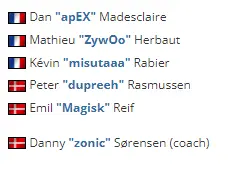 年底CSGO各大战队转会相关资讯汇总  Team Vitality：