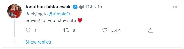 s1mple 乌克兰 老家的城市被炮击，连发三条Twitter