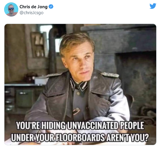 CSGO趣闻：反对打比赛必须接种疫苗，ChrisJ发言道歉