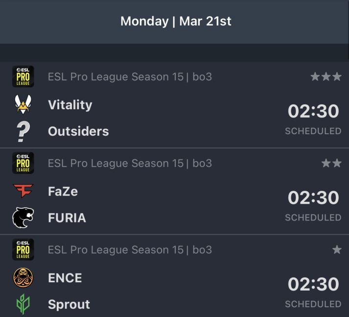CSGO EPL S15：小蜜蜂Vitality惨败FaZe提前出局
