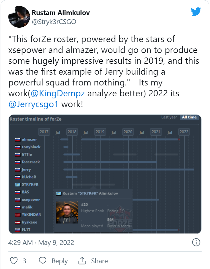 CSGO HObbit前队友爆料：他早前参与过假赛