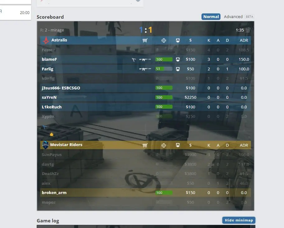 CSGO 比赛途中服务器闯入玩家，A队比赛被迫推迟