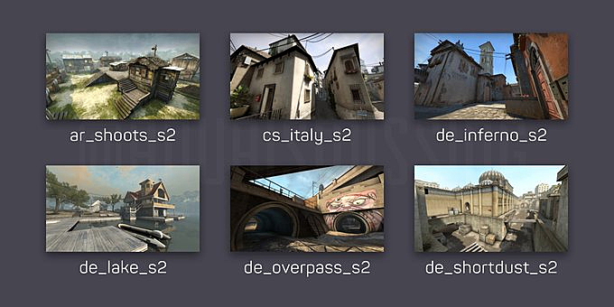 起源2进行中？！CSGO开发者服务器S2后缀名地图池
