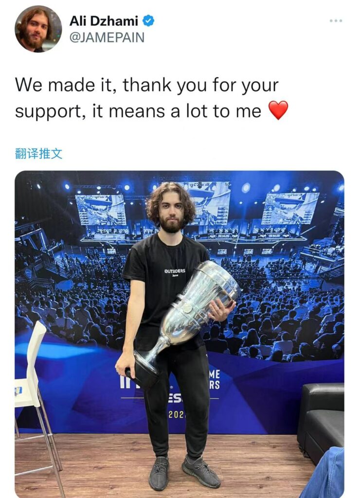 Jame：不计较压力的话，即便是Major也就是一场比赛