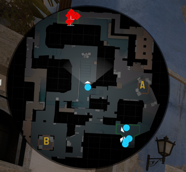 CSGO 雷达显示敌方位置