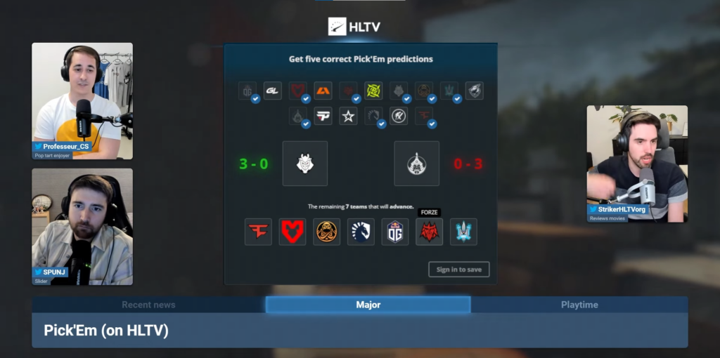 CSGO BLAST Paris Major Pick’ems - Challenger Stage pick Predictions